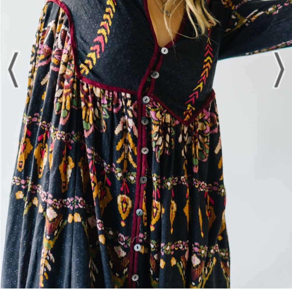 Free People Foley Dress in Moody Size S New Without Tags $168 Retail - Picture 4 of 4